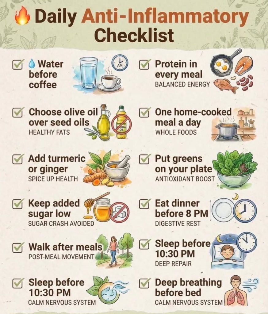 How 10 Chronic Inflammation Quietly Accelerates Aging: Reduce It Naturally