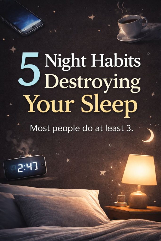 Nighttime Habits That Quietly Destroy Sleep Quality
